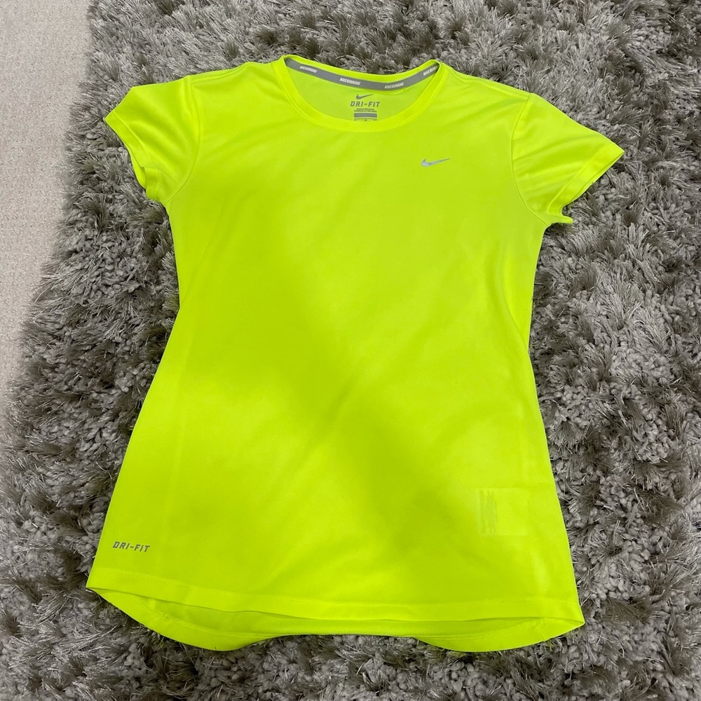 Dri-Fit Neon Yellow Nike Shirt